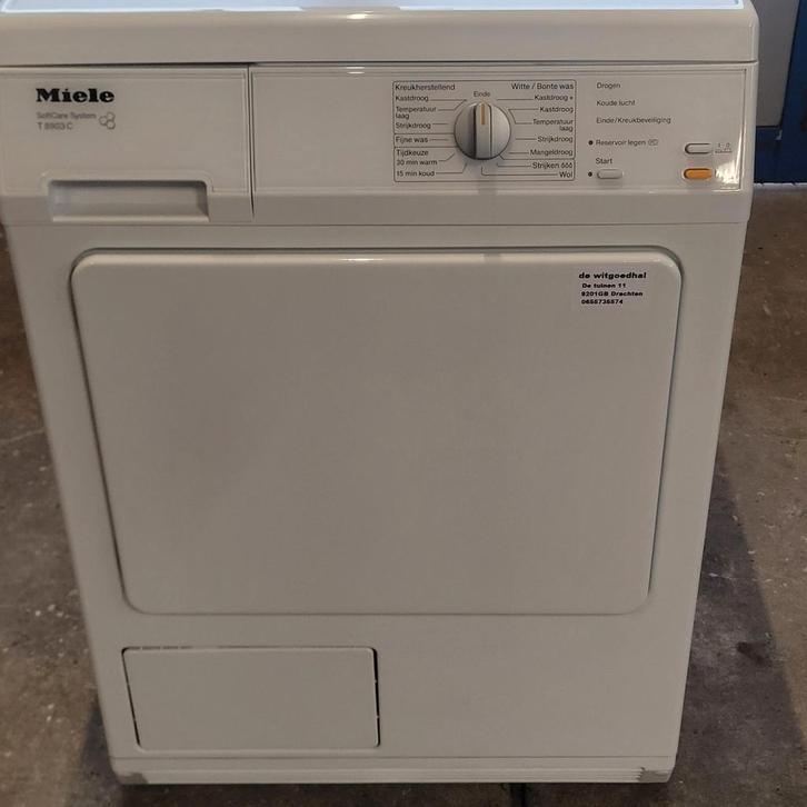 Miele condensdroger in perfecte staat!!!, Witgoed en Apparatuur, Wasdrogers, Refurbished, Condens, Voorlader, 6 tot 8 kg, 85 tot 90 cm