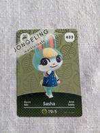 Sasha #433 Animal Crossing Serie 5 [MINT] Amiibo Kaart, Nieuw, Ophalen of Verzenden