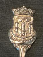 Vintage verzilverd lepeltje Antwerpen., Antiek en Kunst, Ophalen of Verzenden