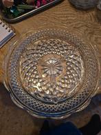 Vintage Anchor Hocking Wexford Ronde Verdeelschaal, Ophalen of Verzenden