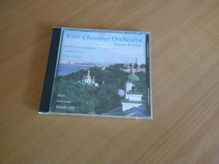 CD Kiev Chamber Orchestra. Bach - Glazunov - Tchaikovsky, Cd's en Dvd's, Cd's | Klassiek, Zo goed als nieuw, Overige typen, Barok