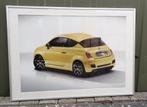 Originele reclame litho van de Fiat 500 Zagato, Zeldzaam, Ophalen of Verzenden, Zo goed als nieuw, Auto's