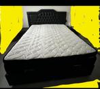 Boxspring met opbergruimte, Huis en Inrichting, Ophalen, Gebruikt, Zwart, Tweepersoons