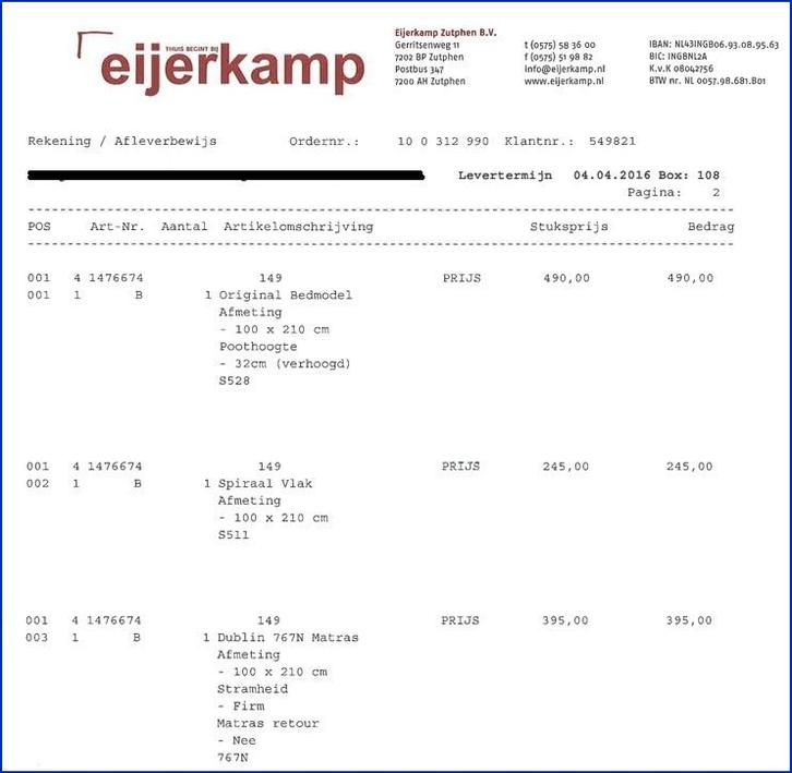 Aangeboden Spiraalbed formaat 100x210, Huis en Inrichting, Slaapkamer | Bedden, Zo goed als nieuw, Eenpersoons, 100 cm, 210 cm