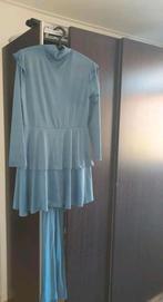 Burkini zwempak set broek jurk M L en kapje / hoofddoek ☘️, Ophalen of Verzenden, Nieuw, Blauw, Overige typen