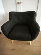 Fauteuil George Loods 5 Donkergrijs, Huis en Inrichting, Fauteuils, Ophalen, Hout, 75 tot 100 cm, Zo goed als nieuw