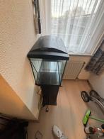 Aquarium (L60/H40/D30) met meubel(zwart), Dieren en Toebehoren, Ophalen, Zo goed als nieuw, Leeg aquarium