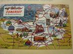 Ansichtkaart Engeland - Scenic map of somerset, Ongelopen, Engeland, Verzenden