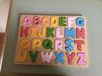 Houten Alfabetische Legpuzzel, Kinderen en Baby's, Speelgoed | Kinderpuzzels, Ophalen of Verzenden, 10 tot 50 stukjes, Zo goed als nieuw