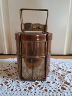 Antiek koperen lunchbox, Antiek en Kunst, Ophalen of Verzenden