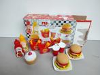 Hamburger- snackset, Ophalen of Verzenden, Zo goed als nieuw, Kunststof, Speelkeuken-accessoire