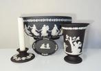 Antieke zwarte Wedgwood Jasperware porseleinen set, Verzenden