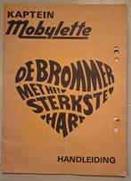 Kapitein Mobylette Handleiding - Zeldzaam!, Ophalen of Verzenden, Gebruikt