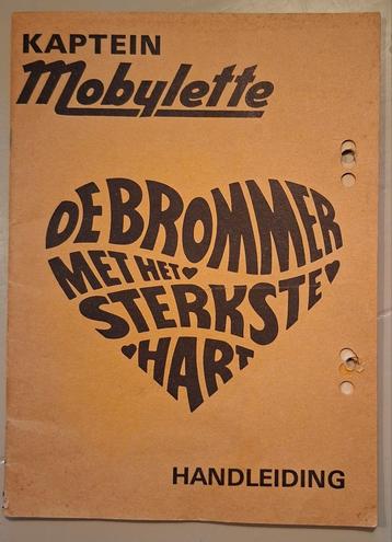 Kapitein Mobylette Handleiding - Zeldzaam! beschikbaar voor biedingen