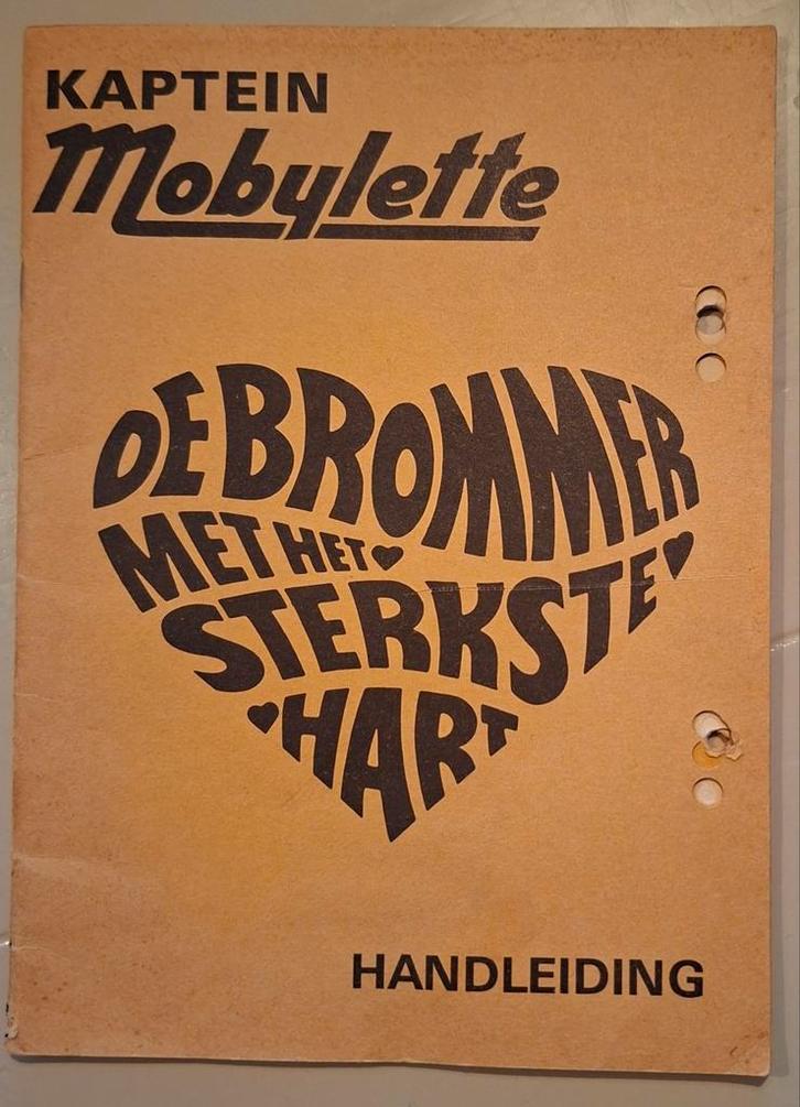 Kapitein Mobylette Handleiding - Zeldzaam!, Fietsen en Brommers, Handleidingen en Instructieboekjes, Gebruikt, Ophalen of Verzenden