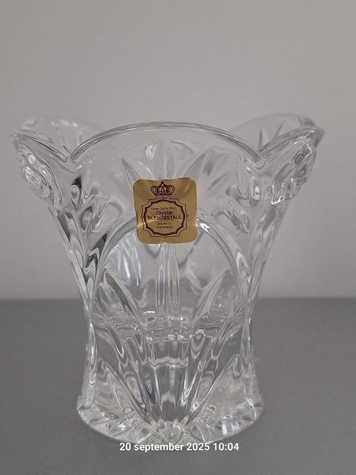 American Rose PRINCESS HOUSE 24% loodkristal kandelaar, Verzamelen, Beelden en Beeldjes, Zo goed als nieuw, Overige typen, Ophalen of Verzenden