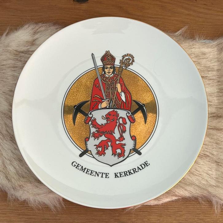 Prachtig wandbord Gemeente Kerkrade met stadswapen SPOTPRIJS, Antiek en Kunst, Antiek | Wandborden en Tegels, Ophalen of Verzenden