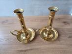 Koperen kandelaars  per 2, Antiek en Kunst, Antiek | Koper en Brons, Ophalen of Verzenden