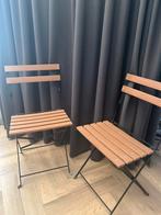 2 bistro stoelen (Bolero, polywood), Ophalen, Zo goed als nieuw, Hout, 2 zitplaatsen