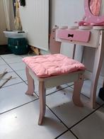 Houten Princessen tafel roze met  krukje, Ophalen of Verzenden, Gebruikt, Tafel(s) en Stoel(en)