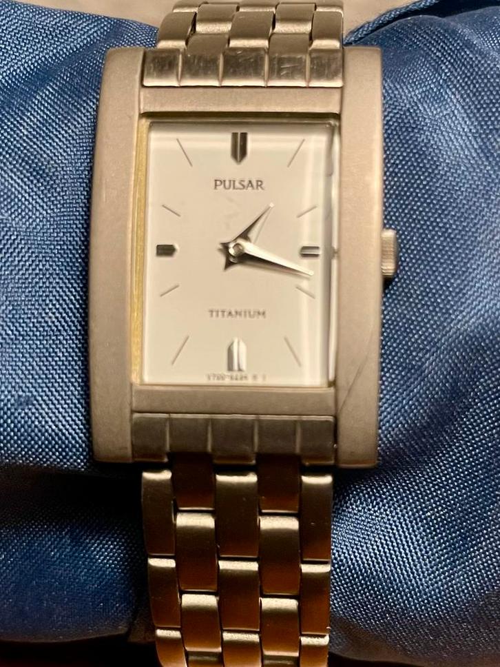 PULSAR Titanium vintage dameshorloge, Sieraden, Tassen en Uiterlijk, Horloges | Dames, Zo goed als nieuw, Polshorloge, Overige merken