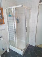 Douchecabine met douchebak 90 x 90, Doe-het-zelf en Verbouw, Sanitair, Ophalen, Gebruikt, Glas, Douche