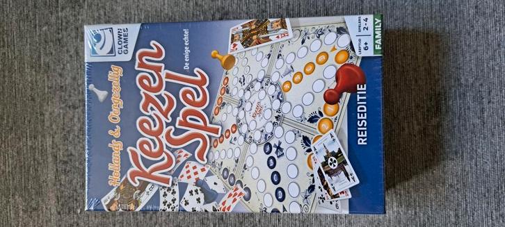Nieuw in doos Clown Games Keezenspel Reiseditie, Hobby en Vrije tijd, Gezelschapsspellen | Bordspellen, Zo goed als nieuw, Ophalen of Verzenden