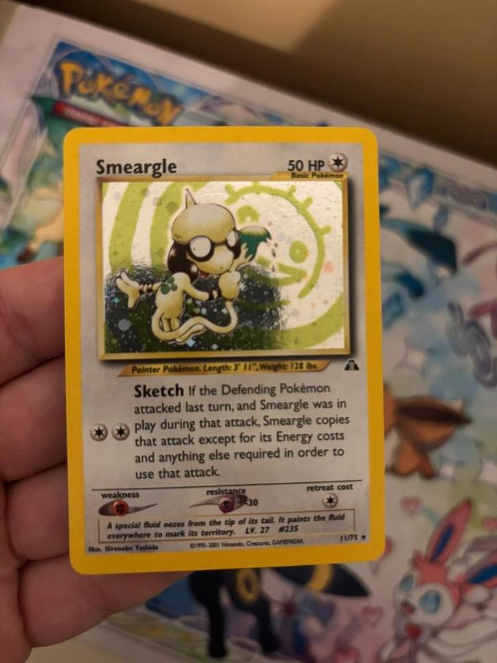 Smeargle ND 11 - HOLO - Near Mint, Hobby en Vrije tijd, Verzamelkaartspellen | Pokémon, Zo goed als nieuw, Losse kaart, Foil, Ophalen of Verzenden