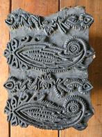 Vintage Houten Blokprint, Antiek en Kunst, Ophalen of Verzenden