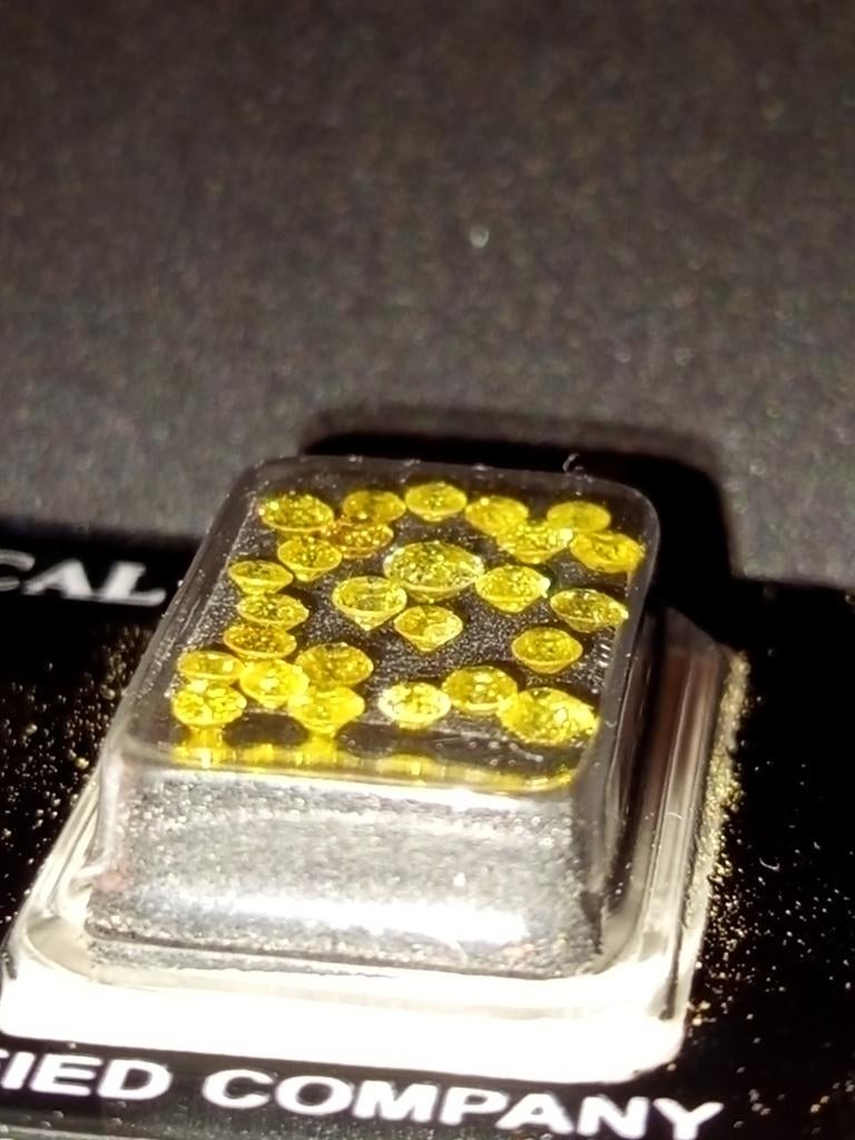 26 pcs Natural Diamant 1.41ct Fancy Vivid, Ophalen of Verzenden, Nieuw