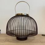 Riviera Maison lantaarn windlicht yulio, Huis en Inrichting, Woonaccessoires | Kandelaars en Kaarsen, Bruin, 25 tot 50 cm, Geen