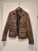 Lederen bomber jack, Ophalen of Verzenden, Zo goed als nieuw, Maat 52/54 (L)