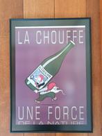 Twee reclame posters van La Chouff en Boskeun (bier merken), Verzamelen, Rechthoekig Staand, Met lijst, Ophalen of Verzenden, Zo goed als nieuw