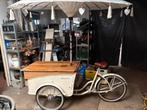 Johnny loco bakfiets met eiken blad champagnebar foodbar, Ophalen of Verzenden, Gebruikt, Johnny Loco