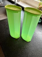 2 x Tupperware voorraadbussen, Huis en Inrichting, Keuken | Tupperware, Ophalen of Verzenden, Zo goed als nieuw, Groen, Bus of Trommel