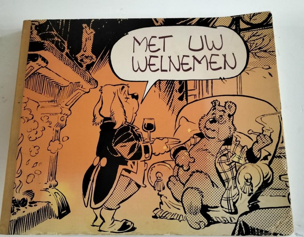 Olivier B. Bommel, "Met Uw Welnemen", van Marten Toonder, Boeken, Stripboeken, Gelezen, Eén stripboek, Ophalen of Verzenden