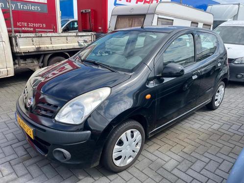 Nissan Pixo 1.0 Acenta 5 deurs zwart 2010 koppeling defect, Auto's, Nissan, Particulier, Te koop, Pixo, ABS, Airbags, Centrale vergrendeling