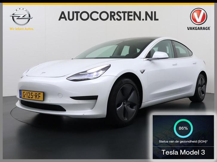 Tesla Model 3 RWD SR+ 325PK Lmv 18" AutoPilot FSD Leder Pano, Auto's, Tesla, Bedrijf, Te koop, Model 3, ABS, Achteruitrijcamera