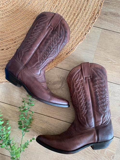 San Diego cowboylaarzen 41 western boots bohemian laarzen, Kleding | Dames, Schoenen, Zo goed als nieuw, Hoge laarzen, Bruin, Ophalen of Verzenden