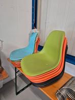 Retro Kuipstoel Zittingen - DIY Project, Huis en Inrichting, Stoelen, Kunststof, Gebruikt, Overige kleuren, Ophalen of Verzenden