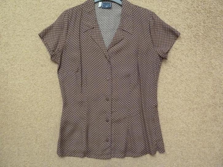 Prizzi blouse maat 36 nieuw, Kleding | Dames, Blouses en Tunieken, Nieuw, Maat 36 (S), Bruin, Ophalen of Verzenden