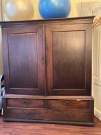 Eiken kabinet, Ophalen, Gebruikt, 5 laden of meer, Klassiek