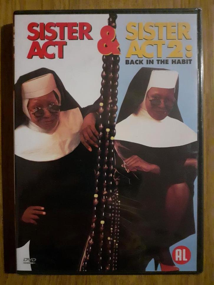 SISTER ACT 1 en 2.(2DVD Nieuw en nog in seal), Cd's en Dvd's, Dvd's | Komedie, Nieuw in verpakking, Alle leeftijden, Ophalen of Verzenden