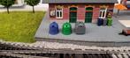 3D Geprinte H0 glasbak - rond (11), Hobby en Vrije tijd, Modeltreinen | H0, Overige merken, Verzenden, Gelijkstroom of Wisselstroom