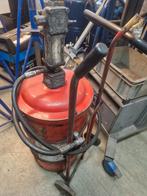 Mobiele Vetpomp voor 60 ltr drum, Ophalen, Gebruikt