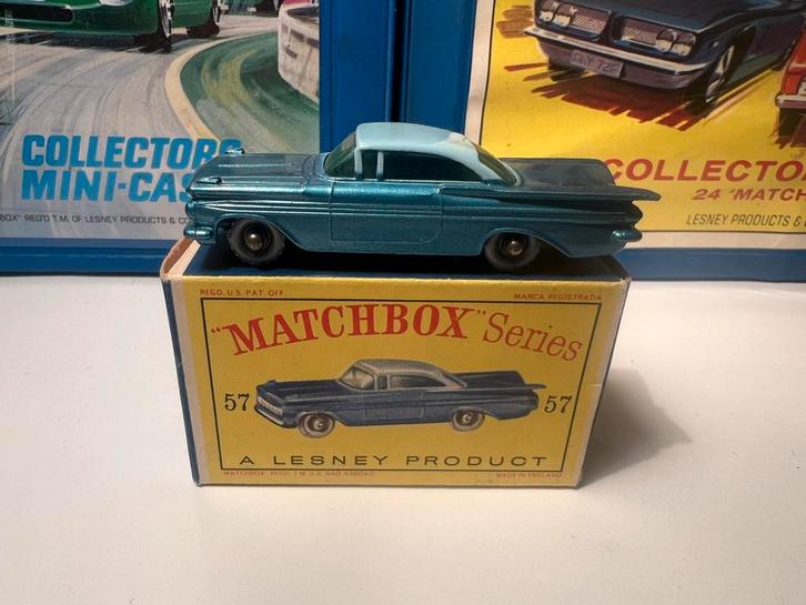 Matchbox Lesney Nr.57b Chevrolet Impala, Hobby en Vrije tijd, Modelauto's | Overige schalen, Gebruikt, Auto, Ophalen of Verzenden