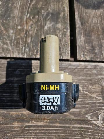 makita 3.0 amp 14.4volt batterij ni-mh beschikbaar voor biedingen