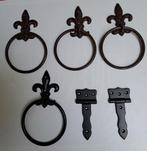 Handdoekringen gietijzer., Huis en Inrichting, Badkamer | Badtextiel en Accessoires, Ophalen of Verzenden, Zo goed als nieuw, Zwart
