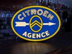 Citroën "Agence" Lightbox – warmwit LED, USB-aansluiting, Verzenden, Nieuw, Reclamebord