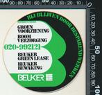 Sticker: Beuker Groenvoorziening - Diemen, Verzamelen, Ophalen of Verzenden, Zo goed als nieuw, Bedrijf of Vereniging